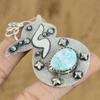 Gift For Women Jewelry Pendant 925 Sterling Silver Natural Larimar Gemstone