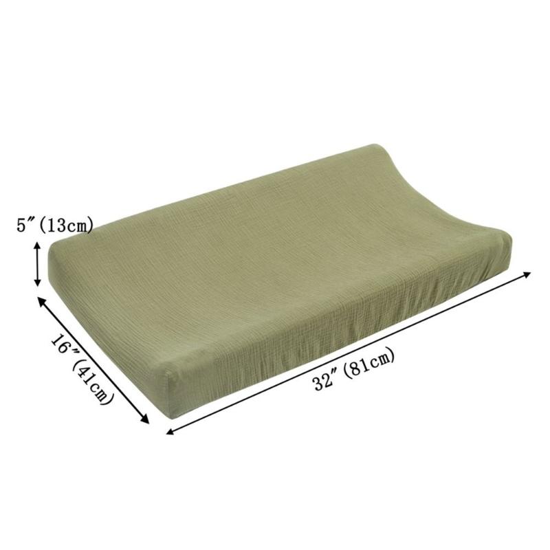 Newborn Baby Diaper Changing Pad Cover Cover Soft Stretchy Muslin Breathable Cover Change Table Cover for Lounger Cover