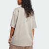 Adidas Originals Washed Oversized Tee 90s Hip Hop Style Women Tops Silver-Pebble JI5730