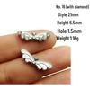Tibetan Silver Angel Wing & Butterfly Feather Beads for Handmade Jewelry & DIY Accessories