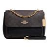 Klare 25 Classic Logo Monogram Print Flap Closure Handbag Women Handbag Dark-Brown CC878-IMAA8