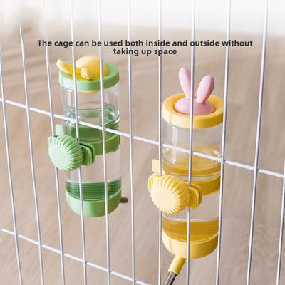 Distributeur d'eau suspendu pour chien Bouilloire pour chat Bouche non mouillante Mangeoire à eau suspendue pour chien Cage suspendue Fournitures pour animaux de compagnie