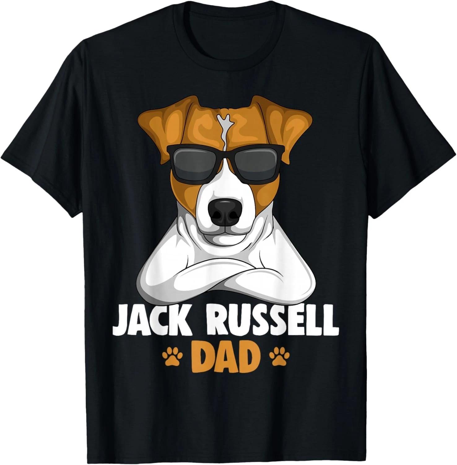 Jack Russell Terrier Dad Dog Gift Unisex T-Shirt S