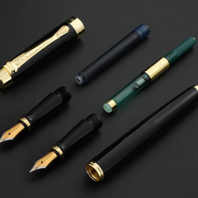 Hero Fountain Pen Gift Box [Shaohua Series] Fountain Pen/Ballpoint/Art Business High-End Holiday Gift Ink Set Black