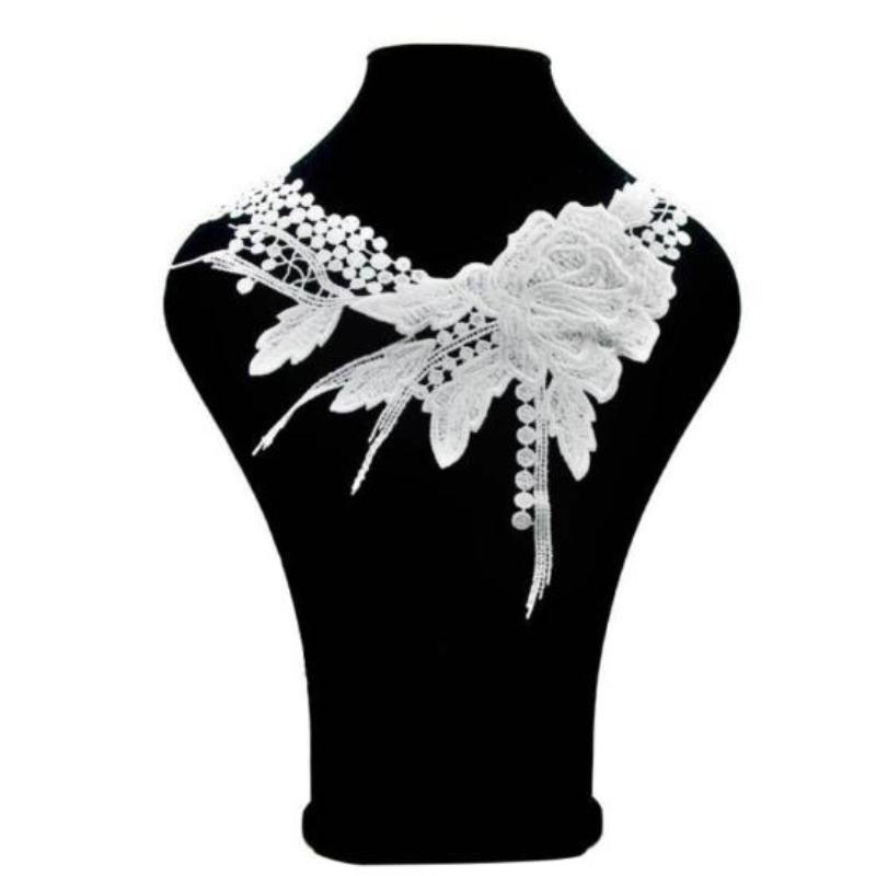 Vintage Handmade Retro Gothic Lace Tassel Pendant Choker Necklace Jewelry