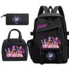 Stylish Anime Kpop Inspired Large Capacity Backpack Women Students Travel Campus Daily Use