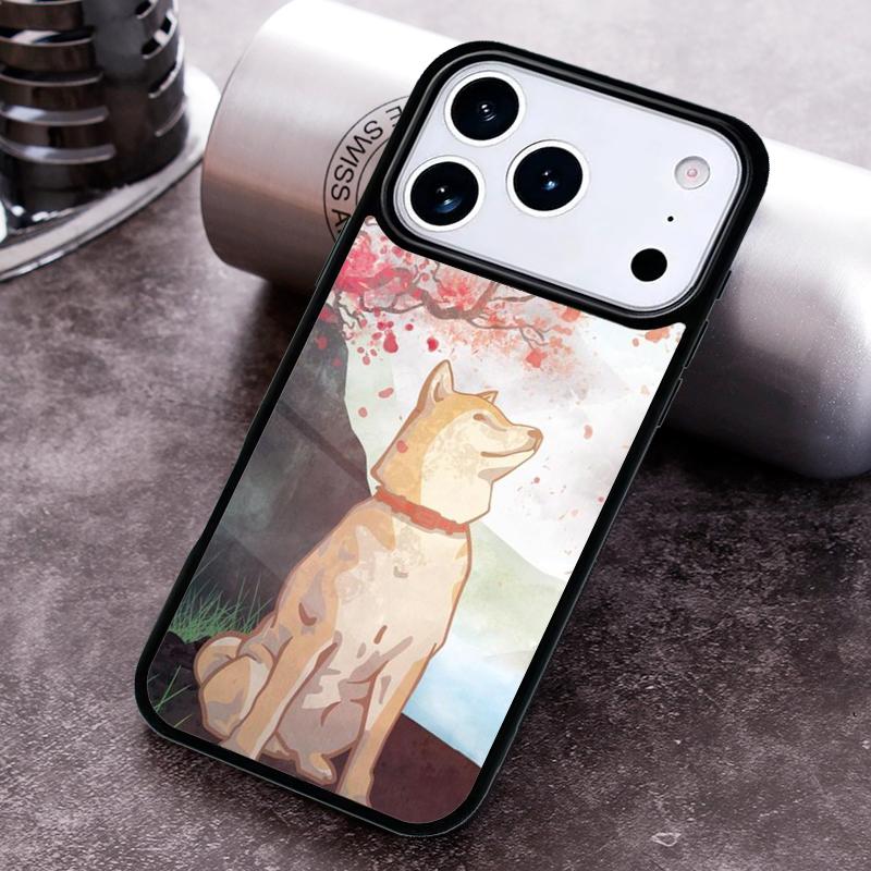 Coque de téléphone Shiba Inu Drôle pour iPhone 17 16 15 Pro Max Air 14 13 12 11 Plus Housse antichoc