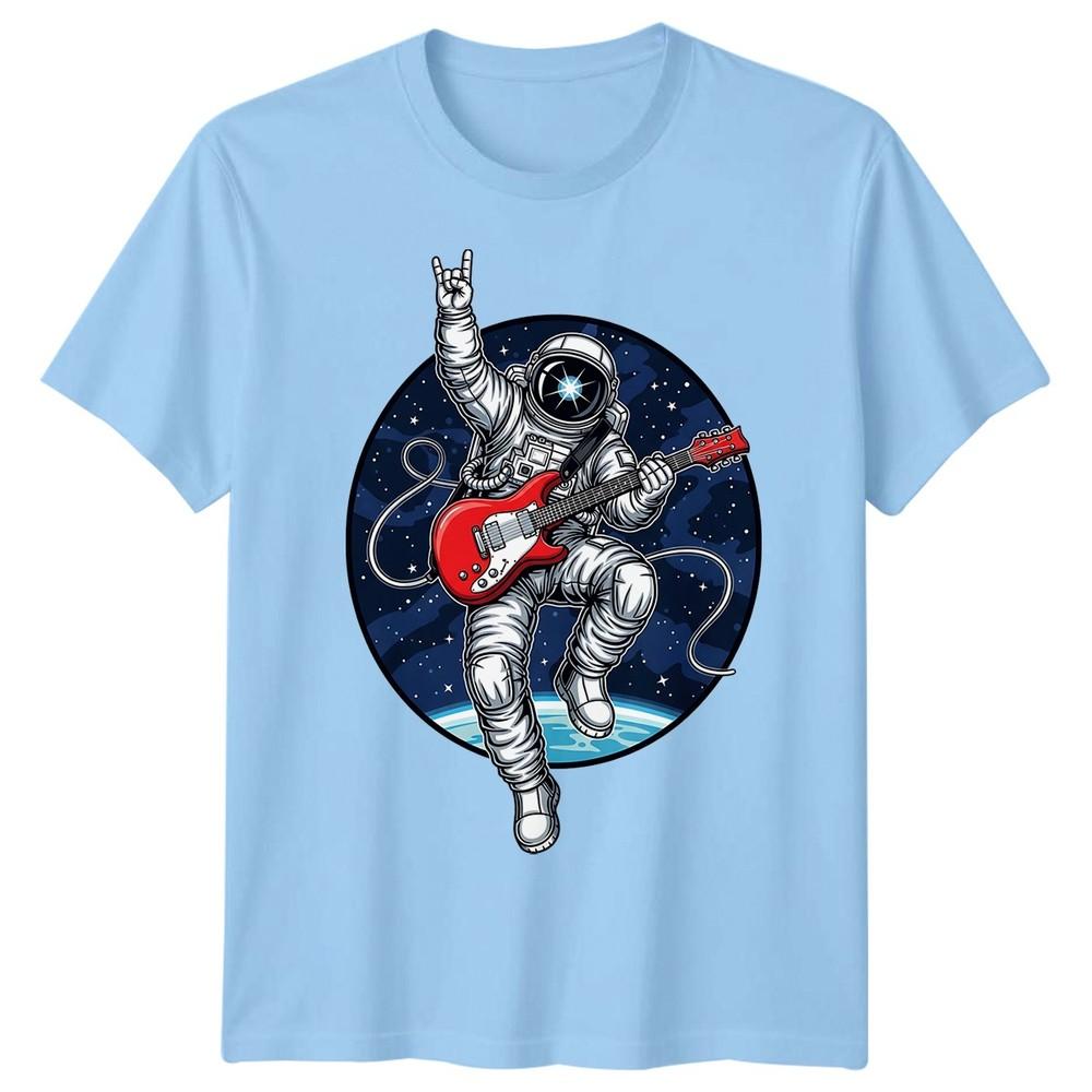 Astronaut Rock Music Space Unisexs TShirt Unisexs Tee Graphic Unisex Tee