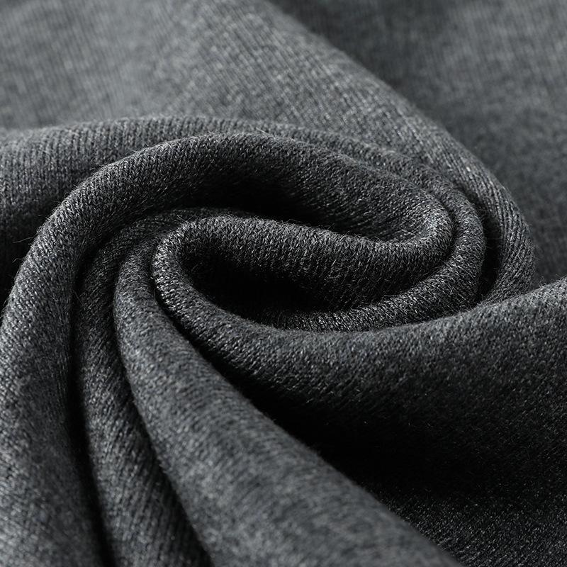 

New men s wool scarf, versatile in autumn and winter, thickened knitted monochrome, a variety of temperament simple cashmere scarf Above 175cm чорний