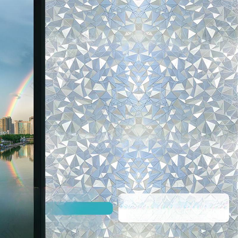 Light-transmitting Frosted Glass Stickers – Privacy Sunshade for Living Room & Bedroom Windows