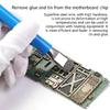 2Pcs Motherboard Cleaning Tool Double Head Anti Static Protections and Steel Wire Brush for Electronics Repair