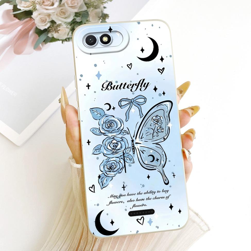 Casing For Redmi 6A Cover Fashion Cartoon Cute Funny Painted Silicone Phone Case M1804C3CG M1804C3CH M1804C3CI