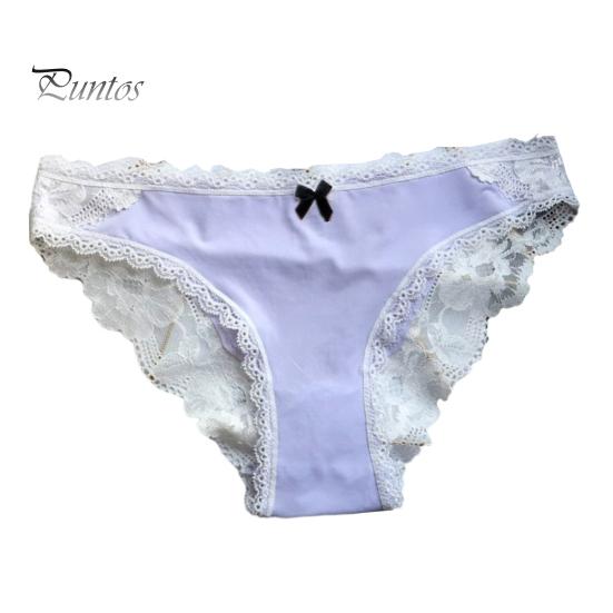 

Женское нижнее белье Ice Silk, сексуальные кружевные трусики с низкой талией, бесшовные трусы-шорты, дышащие, эластичные трусы M светло-фиолетовый