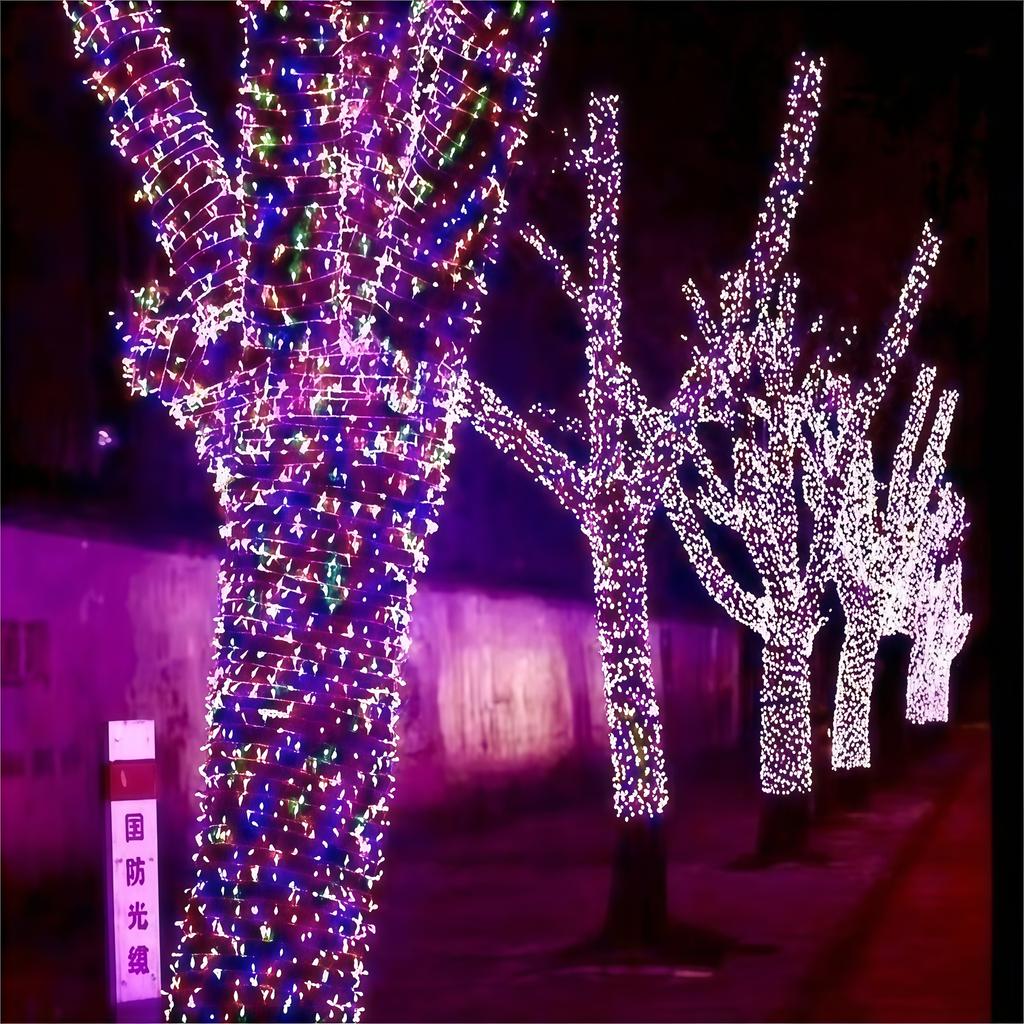 1PC 120LED Solar Christmas Fairy Light Outdoor Waterproof Decoration Lamp Unique String Light For Home Party Street Wedding Tree