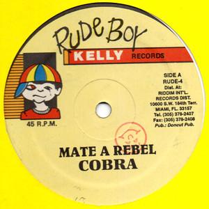 

12inch Record COBRA Mate A Rebel RUDE4 RUDE BOY KELLY 1992 US Reggae Ska Dub Used