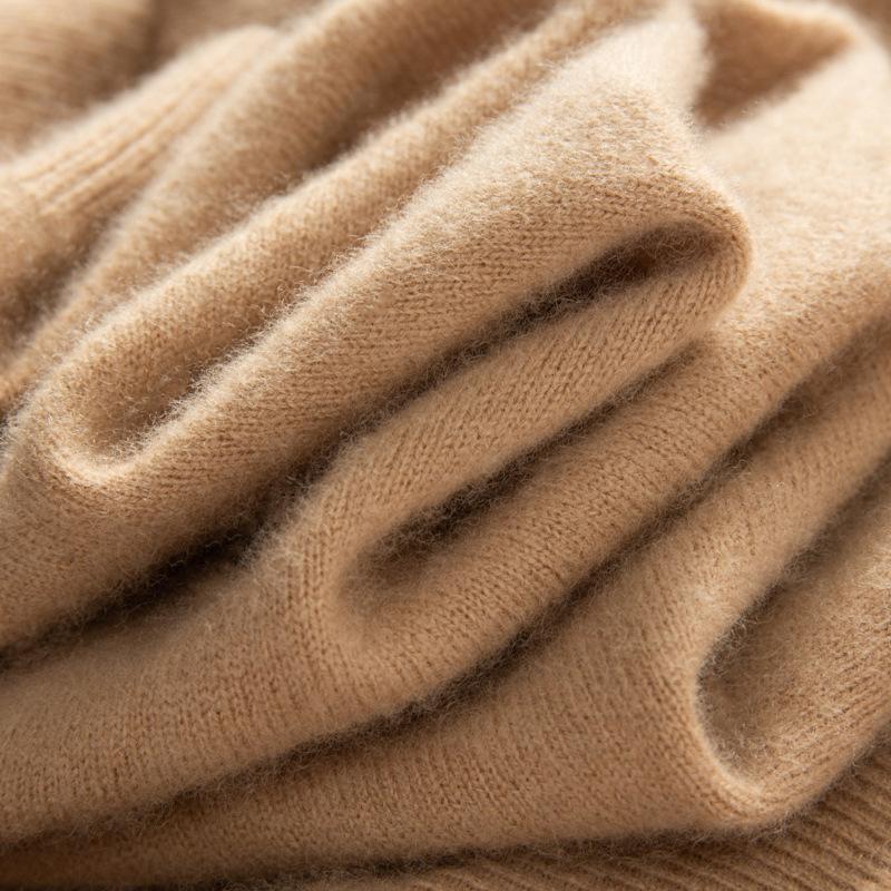 New cashmere sweater semi-turtleneck bottoming pullover sweater cashmere knitting