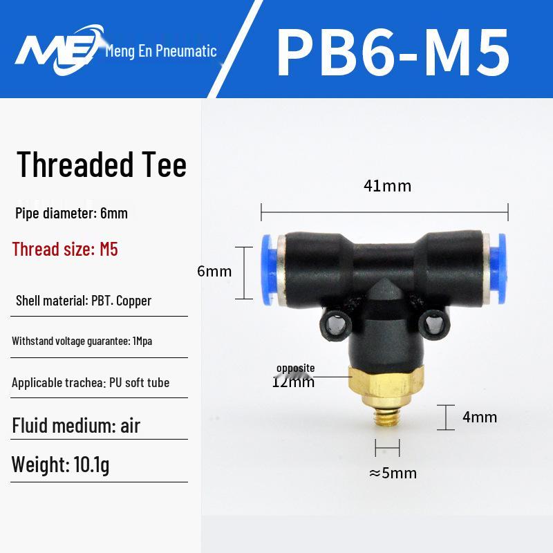 Copper Corrosion-Resistant Pneumatic Quick Connector Fitting for Air Compressors