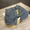 Men's Retro Summer Loose Fit Denim Work Shorts