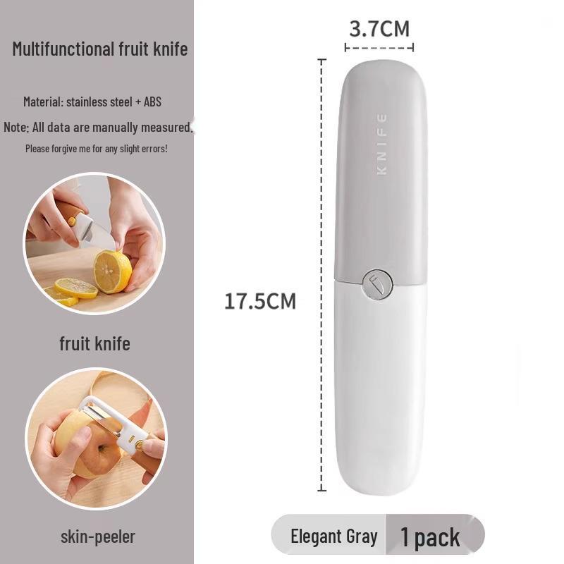 Multifunctional Double-Headed Fruit Peeler Knife for Home and Dorm Use
