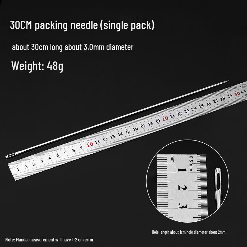 

Очень длинная стальная игла для ручного шитья - Большое ушко для квилтов и толстых тканей