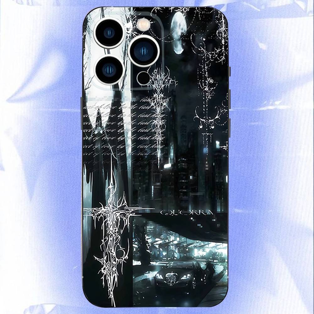 

Dark Gothic Coquette Cybersigilism For iPhone 12,16,13,14,15,17,11,Pro,Max,Plus,E,Air,Mini TPU Soft to Skin-friendly phone case iPhone13