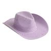 Bride Party Hat Crystal Cowboy Hats for Disco House Cocktail Parties Vacation Sparkly Crystal for Comedian