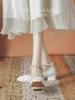 Mary Jane Single Shoes Women's 2025 New Autumn Evening Breeze Gentle Thick Heel with Cheongsam Engagement Shoes Bride Bridesmaid Shoes
