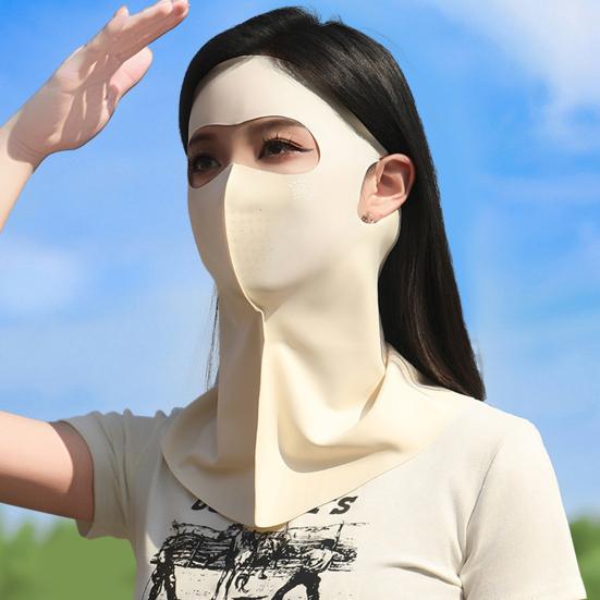 Sunscreen Face Guard Full Coverage 3D Design Breathable All-season Face Protection Cover for Winter Outdoor Cycling