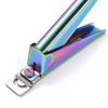 Stainless Steel Colorful Nail Clipper Scissors U-Shaped Manicure Nail Molding Tool Adjustable Angle To Trim Nail Shape False Acr