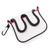 Putter Headcover Funny PU Soft Lining Anti Collision Dust Proof Club Protective Head Cover for Square Club Red