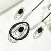 Stylish Versatile Simple Necklace Bracelet Set Women's Wear