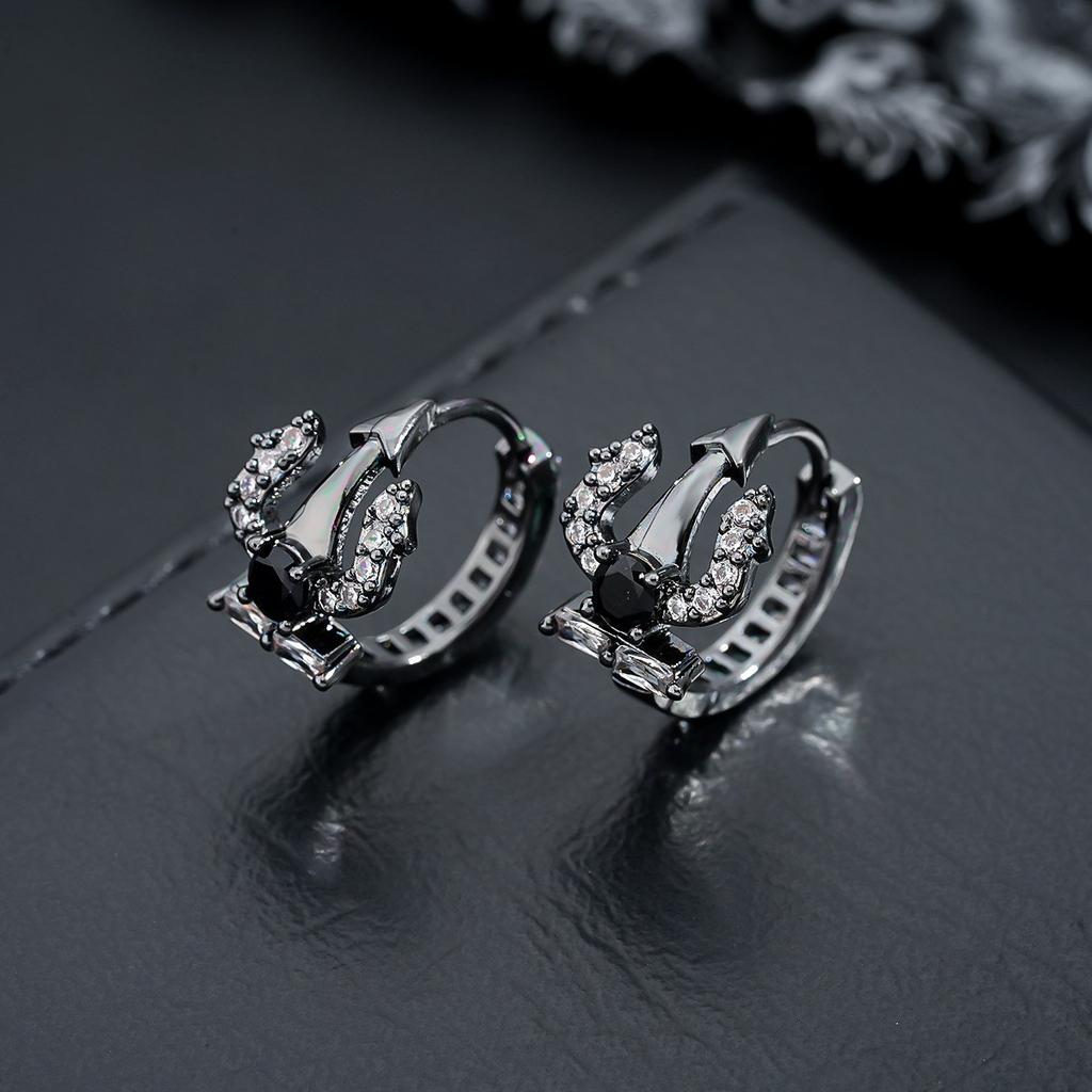 Stud Earrings Men's Trendy Ear Buckles Personalized Versatile Earrings Women's High-end Jewelry Accessories Earrings