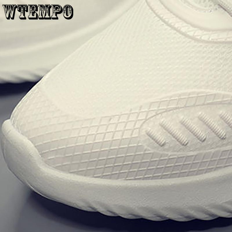 WTEMPO Letní tenisky Pánské outdoorové prodyšné sportovní boty ze síťoviny Neklouzavá tlustá podrážka měkká spodní část Běžné běžecké boty