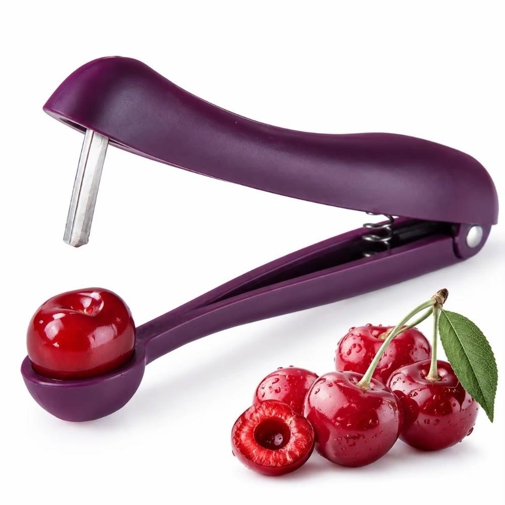 Easy Clean Cherry Pitter Tool Squeezing Function Olive Pit Stoner For Kitchen Use