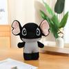 Japanese Luo Xiaohei Black Cat Plush Keychain - Cute, Big-Eyed Doll Pendant