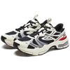 FILA DECODER Comfortable Fabric Abrasion Resistant Low top Running Shoes Men's Blue White F12M312111FBW