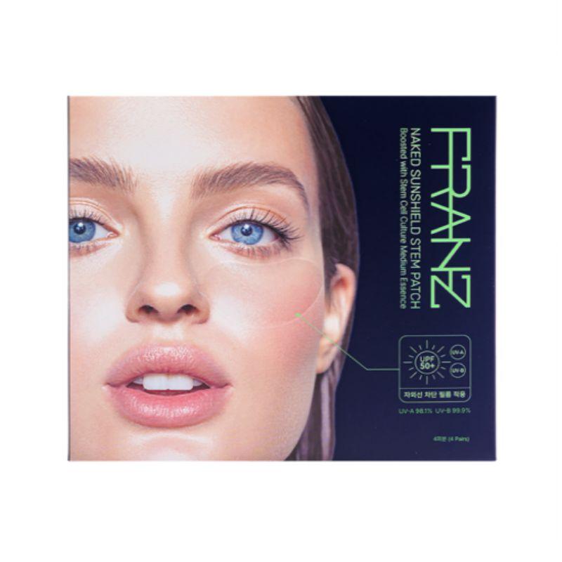 FRANZ Naked Sunshield Stem UV Protection Sun Patch 10 Treatments – Transparent Hydrogel Sun Patch for Outdoor & Golf