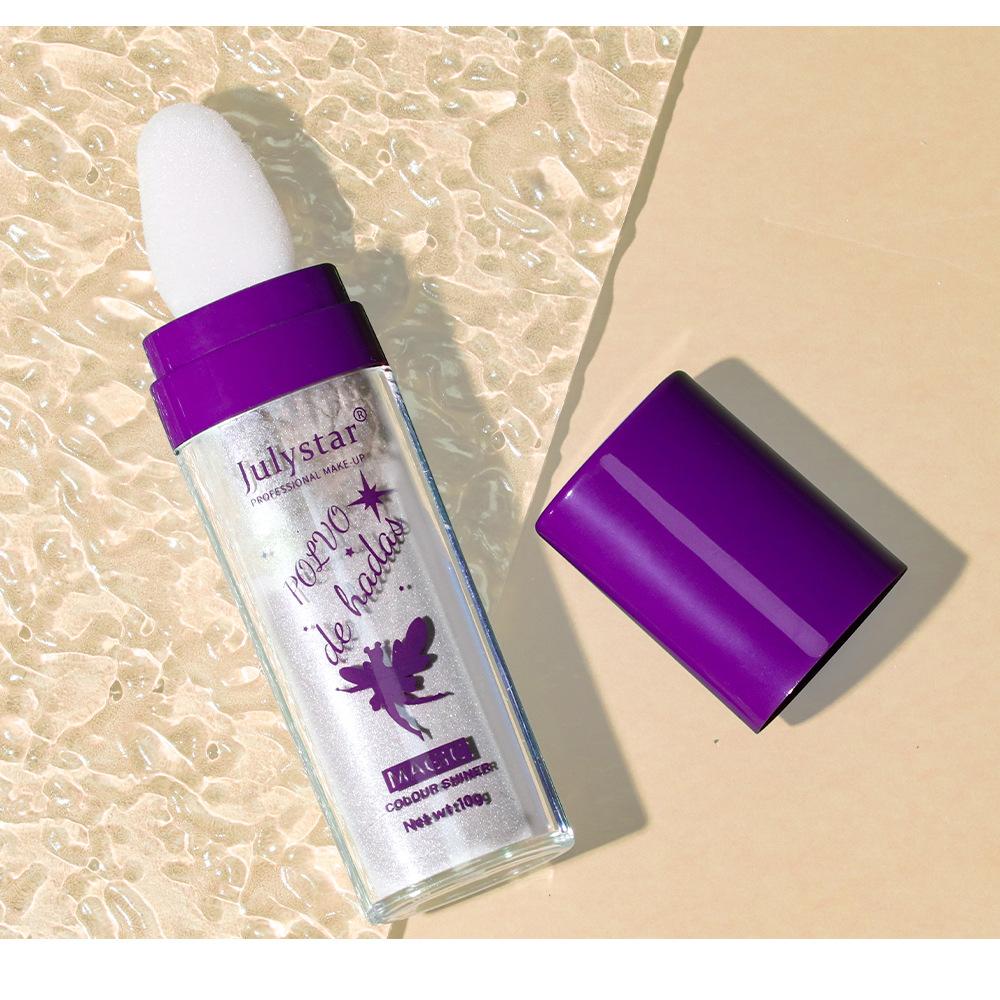 Polvere illuminante Illumina tutto il corpo Polvere riparatrice in polvere ad alta luminosità Trucco riparatore tridimensionale naturale