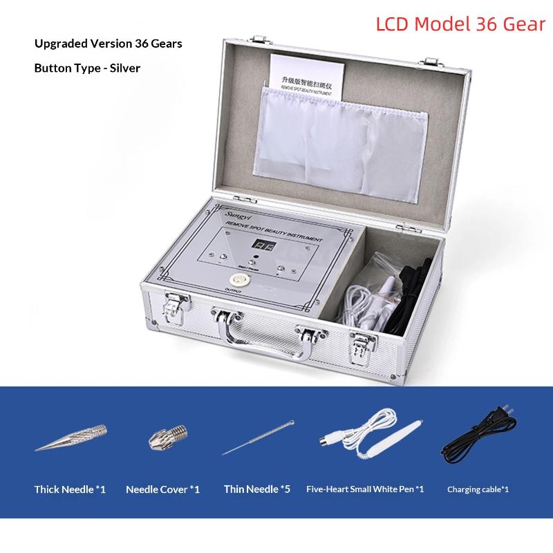 1 Set Remove Dark Mole Face Cleaner Skincare Tool 220V Electronic Spot Scanner Dead Skin Removal Beauty Device Blackhead Remover