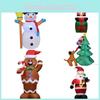 Giant Christmas Inflatable Santa Snowman Outdoor Yard Ornament Decorations Xmas