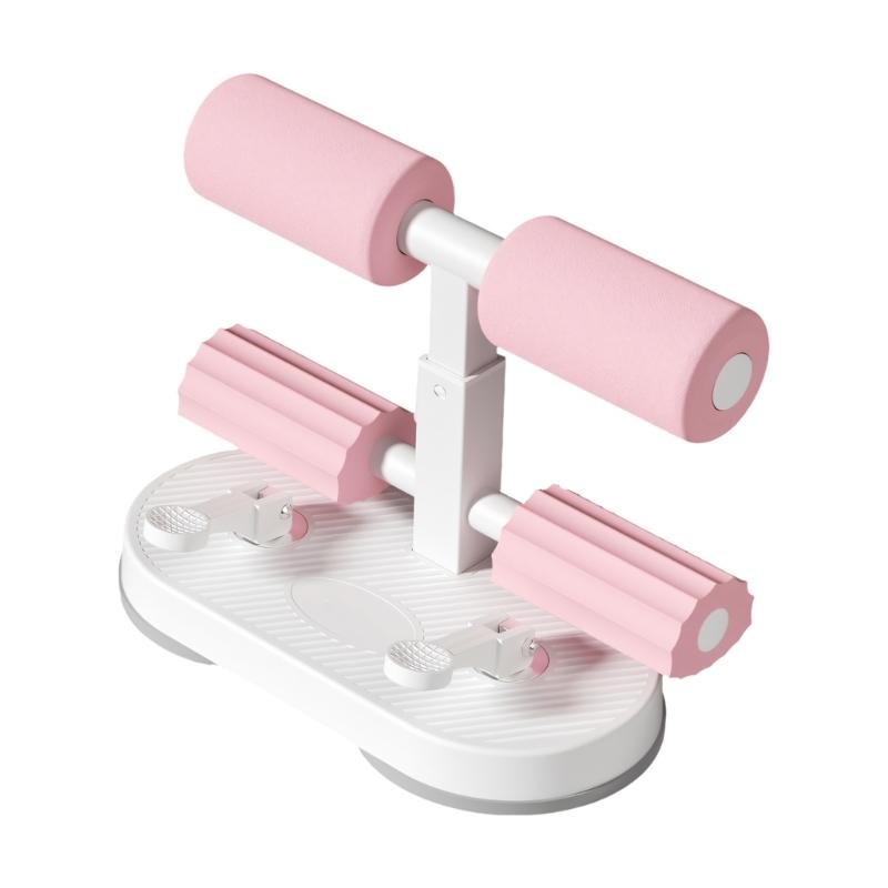 Premium Sit Up Assist Device Sit Up Assist Equipment For Home Gym Abs Workout With NonSlip Base And Ergonomic Designs розовый