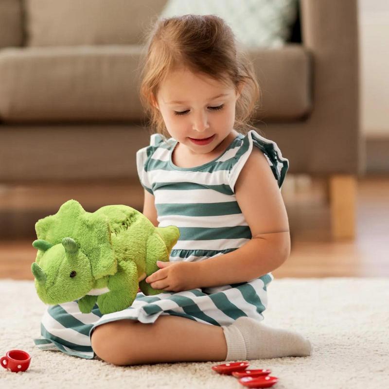 Dinosaur Stuffed Animal Plushie Dinosaur Dolls Pillow Cartoon Dino Plushies Doll Stuffed Dinosaur Toys for Home School Travel