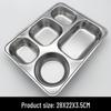 Miaojupin 304 Stainless Steel Bento Box Set