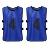 12 PCS Adults Soccer Pinnies Quick Drying Football   Jerseys Sports Scrimmage Soccer   Training Numbered Bibs Practice Sports Vest