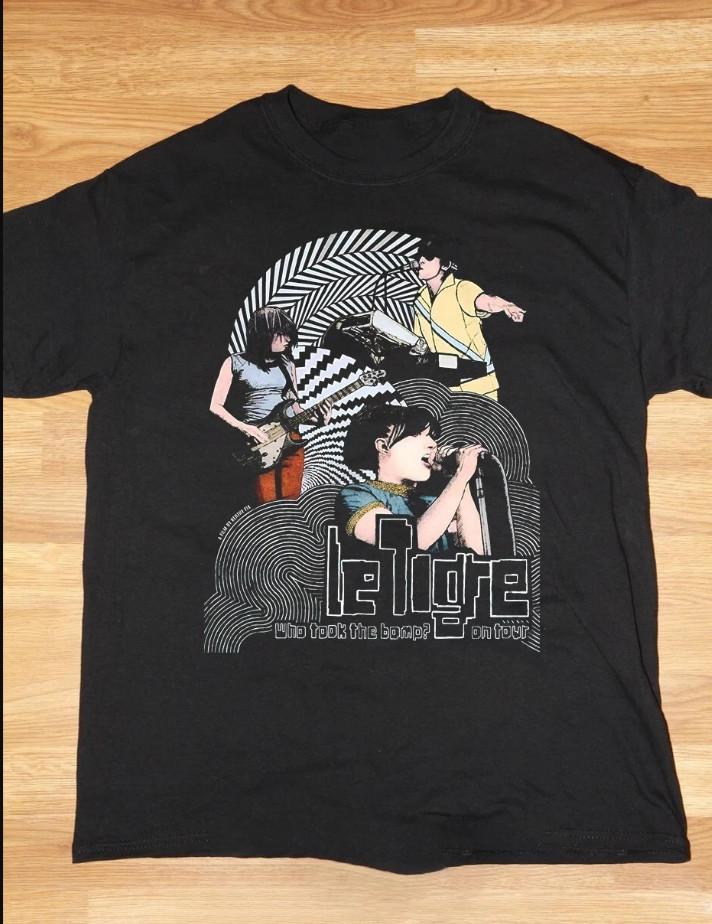 Le Tigre Band Who Took The Bomb T-shirt, Size S-4XL