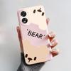 For Oppo A18 A38 Case Cute Bear Frog Cartoon Soft Silicon Phone Case For Oppo A38 4G A 38 OppoA38 CPH2579 6.56" Back Cover Capas
