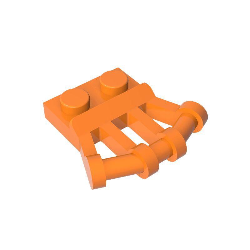 20pcs MOC Parts 92692 Board Special 1 x 2 featuring Angled Handles on Side Works With Bricks DIY Construction Blocks Particle Kid Toy