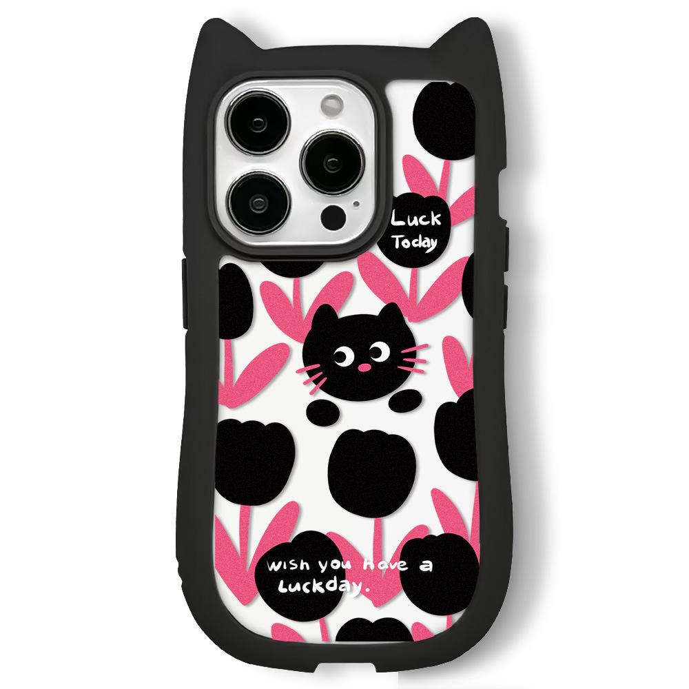 

Чехол для телефона Zhitai Cute Cartoon Cat Ear для iPhone 12/13/14/15 Pro Max iPhone 13/14