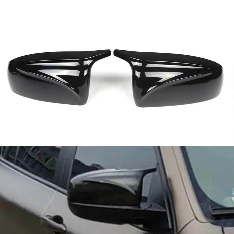 

Glossy Black Side Mirror Cover Caps for BMW X5 X6 E70 E71 2007-2013 ABS Plastic Car Exterior Accessories
