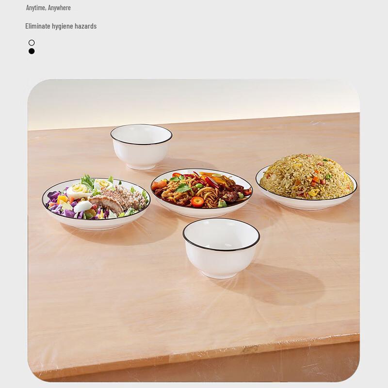 BASUN Disposable Waterproof Transparent Tablecloth